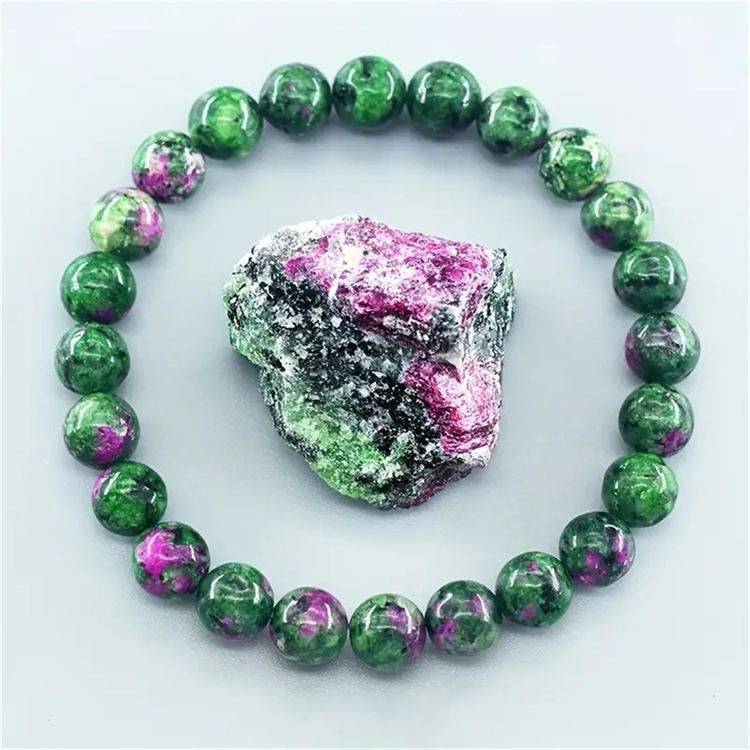 natural stone Epidote bracelet 8mm