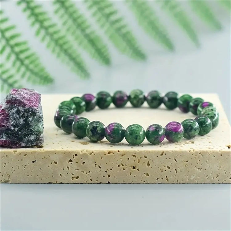 natural stone Epidote bracelet 8mm