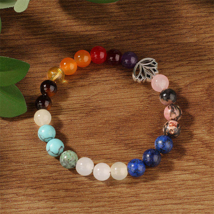 natural  stone colorful bracelet
