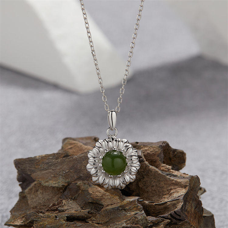 S925 Silver Natural Stone Adjustable earrings