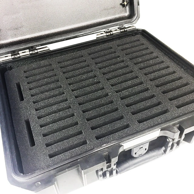 GLOTRENDS W50 IP 67 Waterproof Level Hard Drive Protective Box Briefcase for 2.5 inch HDD/SSD, Strength Engineering ABS Plastic Hard Shell