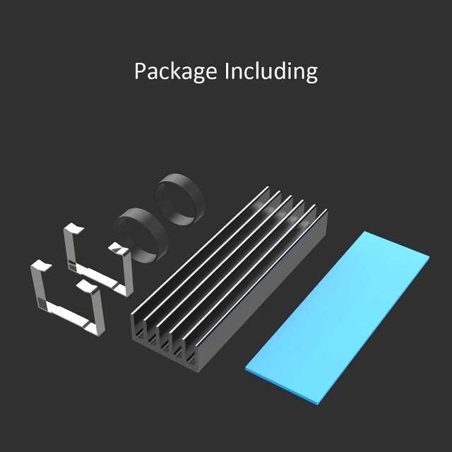 0.4inch(10mm) Thick M.2 Heatsink Kits for 2280 M.2 PCIe 4.0 SSD