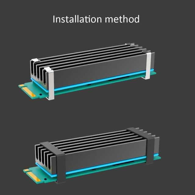 0.4inch(10mm) Thick M.2 Heatsink Kits for 2280 M.2 PCIe 4.0 SSD