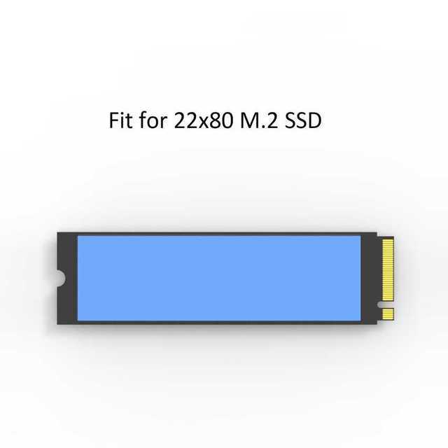 M.2 Thermal Pads, 5 pieces of 20x67x1mm + 5 pieces of 20x67x0.5mm