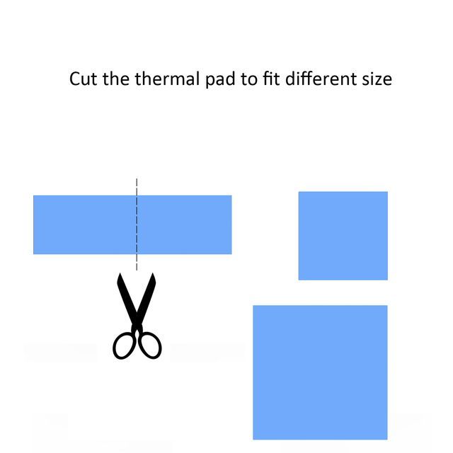 Thermal Pads for CPU GPU SSD Chipset etc