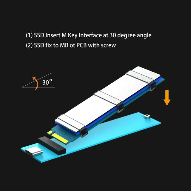 M.2 Screw Kits for ASUS/MSI/Gigabyte Motherboard and Laptop M.2 Heatsink for Laptop