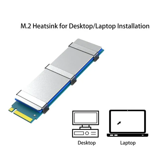 M.2 Screw Kits for ASUS/MSI/Gigabyte Motherboard and Laptop M.2 Heatsink for Laptop