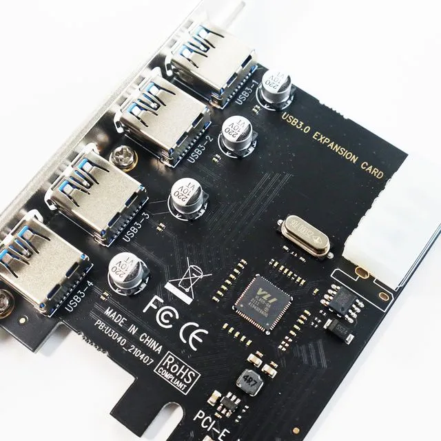 4 Ports PCI Expree to USB Expansion Card