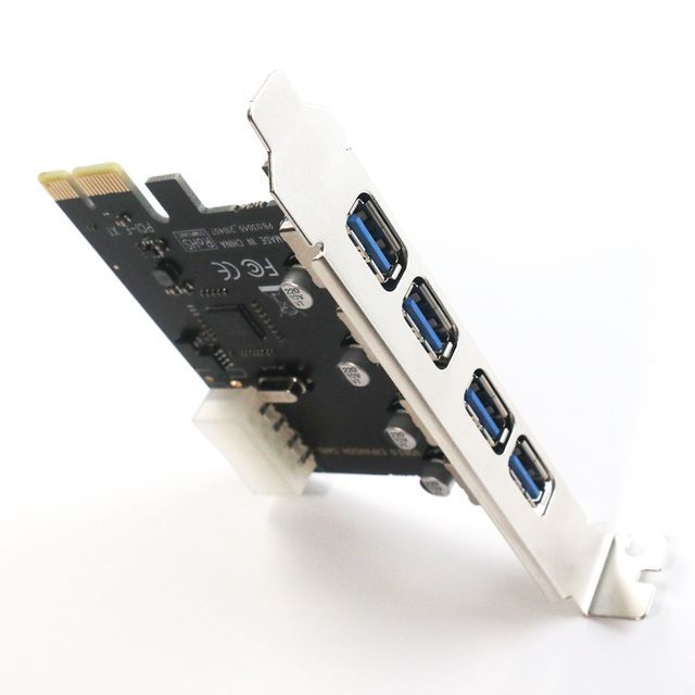 4 Ports PCI Expree to USB Expansion Card