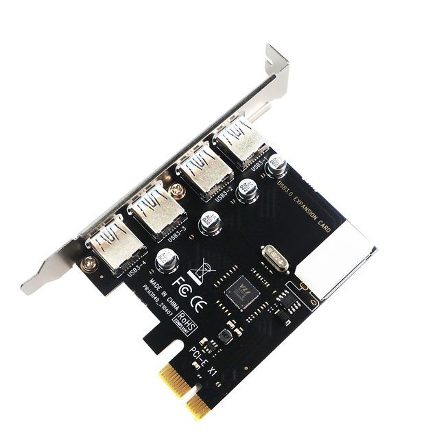 4 Ports PCI Expree to USB Expansion Card