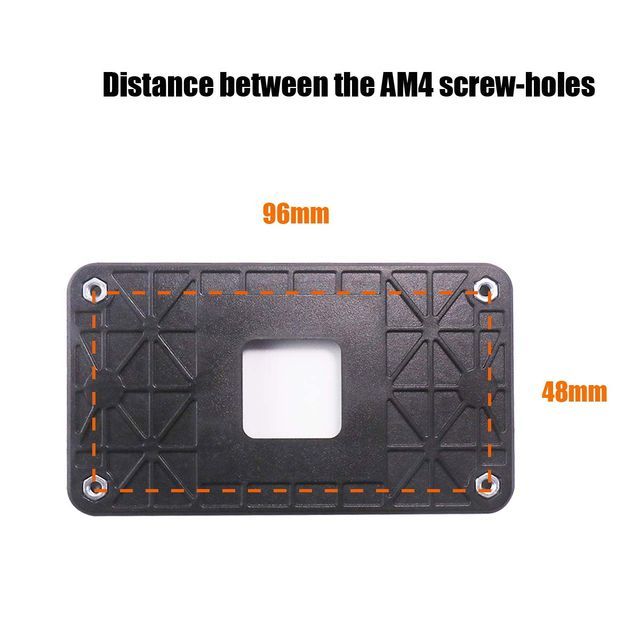 CPU Cooler Retention Bracket and Back Plate for AM2/AM2+/AM3/AM3+/FM1/FM2/FM2+
