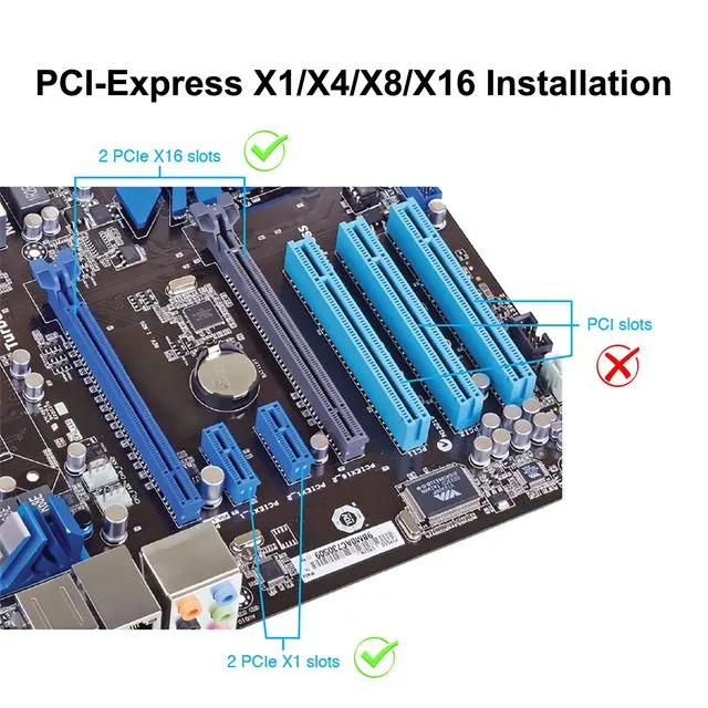 M.2 PCIe X1 Adapter and M.2 Screw for M.2 PCIe NVMe SSD, Only PCIe X1 Bandwidth, Compatible with PCIe 4.0/3.0/2.0 Lane