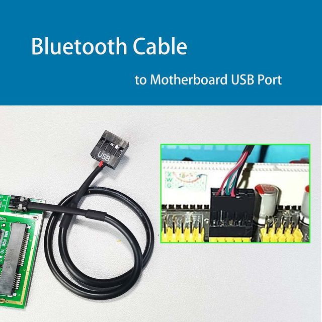 PCI-Express X1 to Mini PCIe Wireless WLAN Bluetooth Adapter with 3.5 dBi SMA Antenna