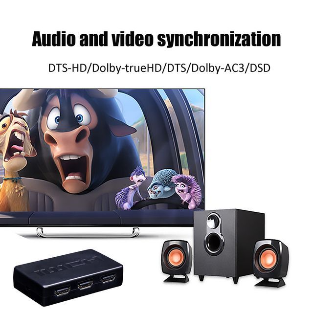 3x1 HDMI Switch 1080P