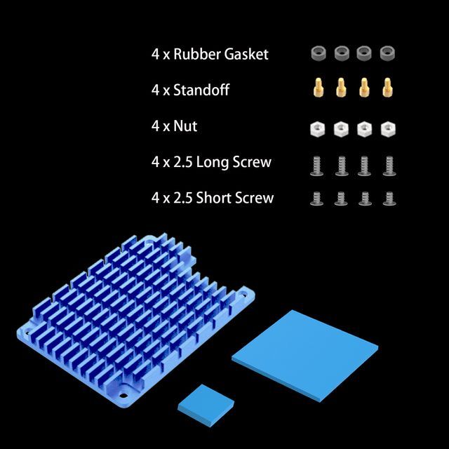 Heatsink Kits for CM4 Motherboard (Raspberry Pi Compute Module)