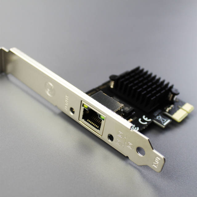 2.5G PCI-E NIC Network Card for PC, RTL8125BG Chip, PCI-Express X1, RJ45 LAN Port