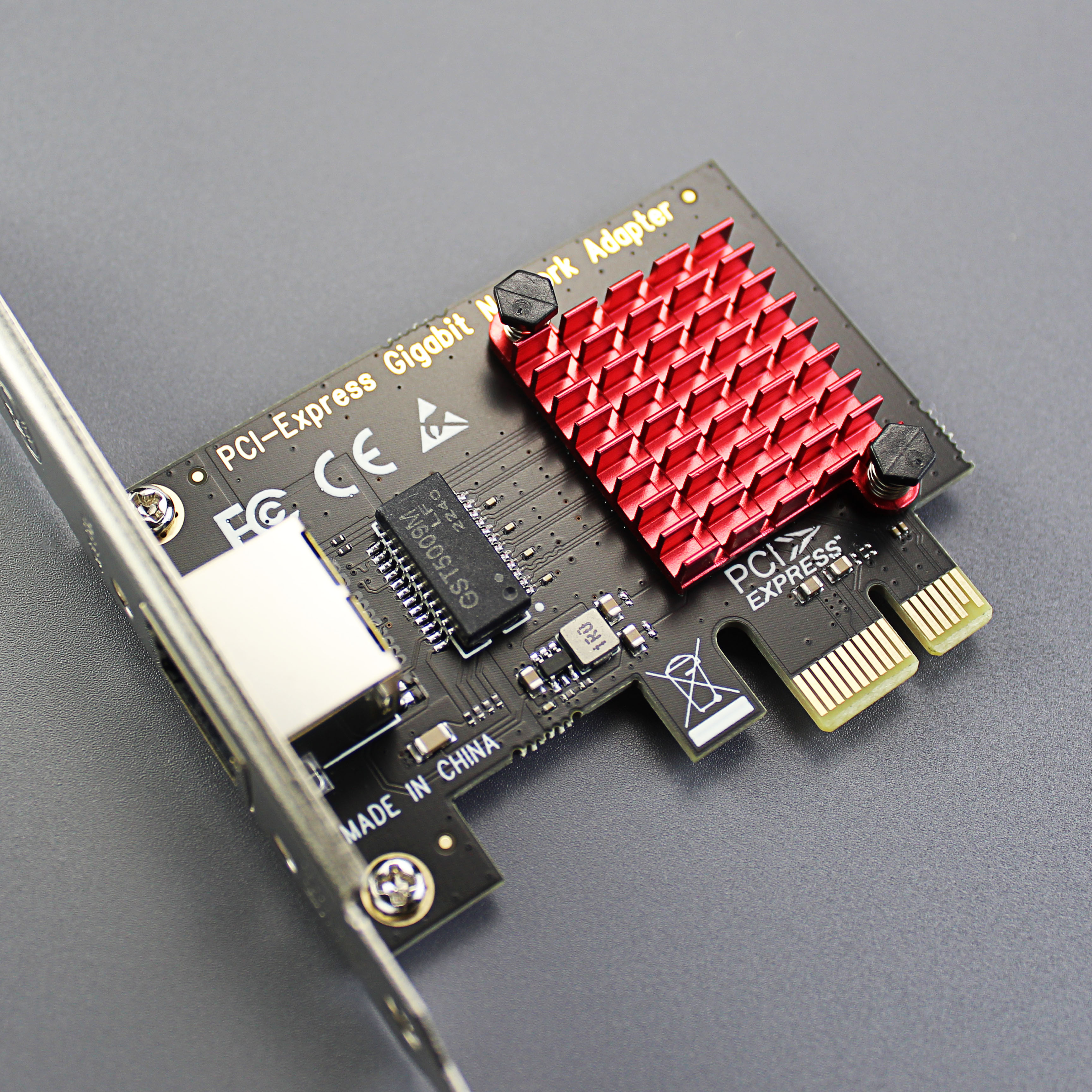 10/100/1000Mbps Gigabit PCI-E NIC Network Card, PCI-Express X1