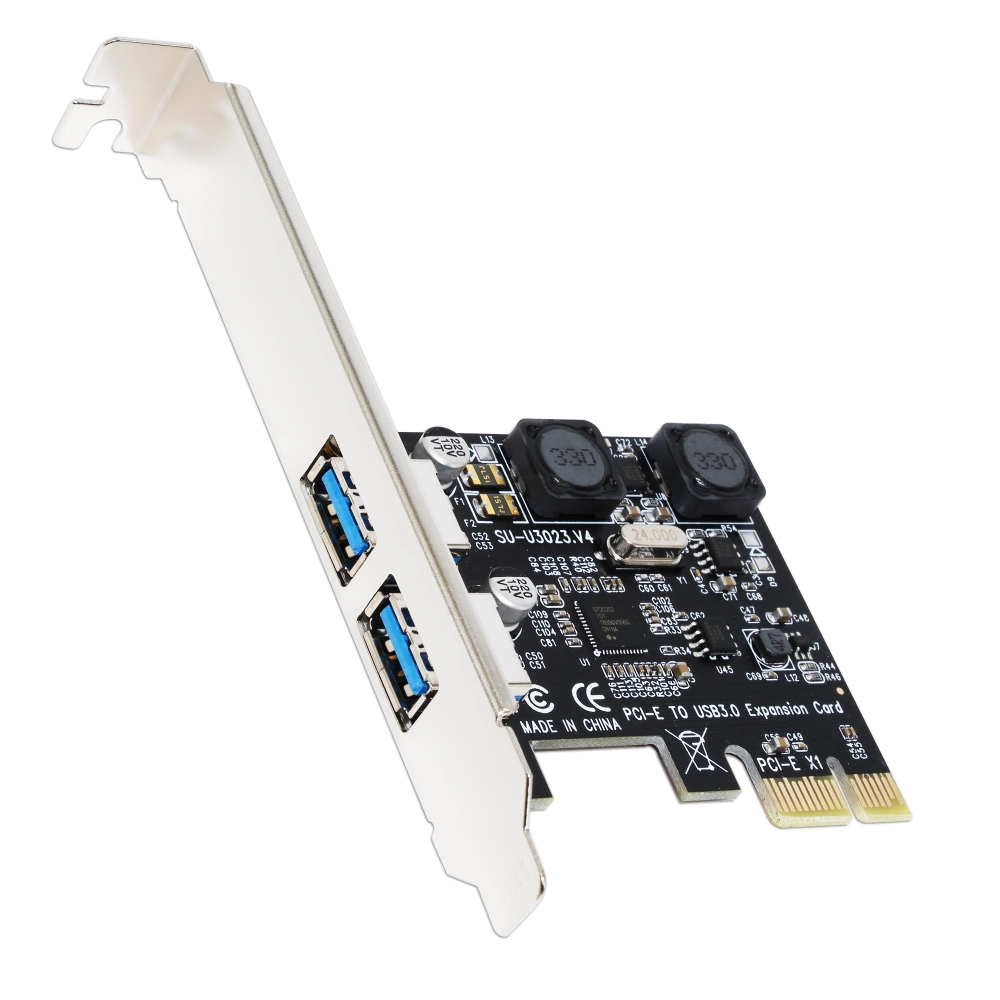 Port USB-A 5Gbps PCIe Adapter Card, Compatible with Windows
