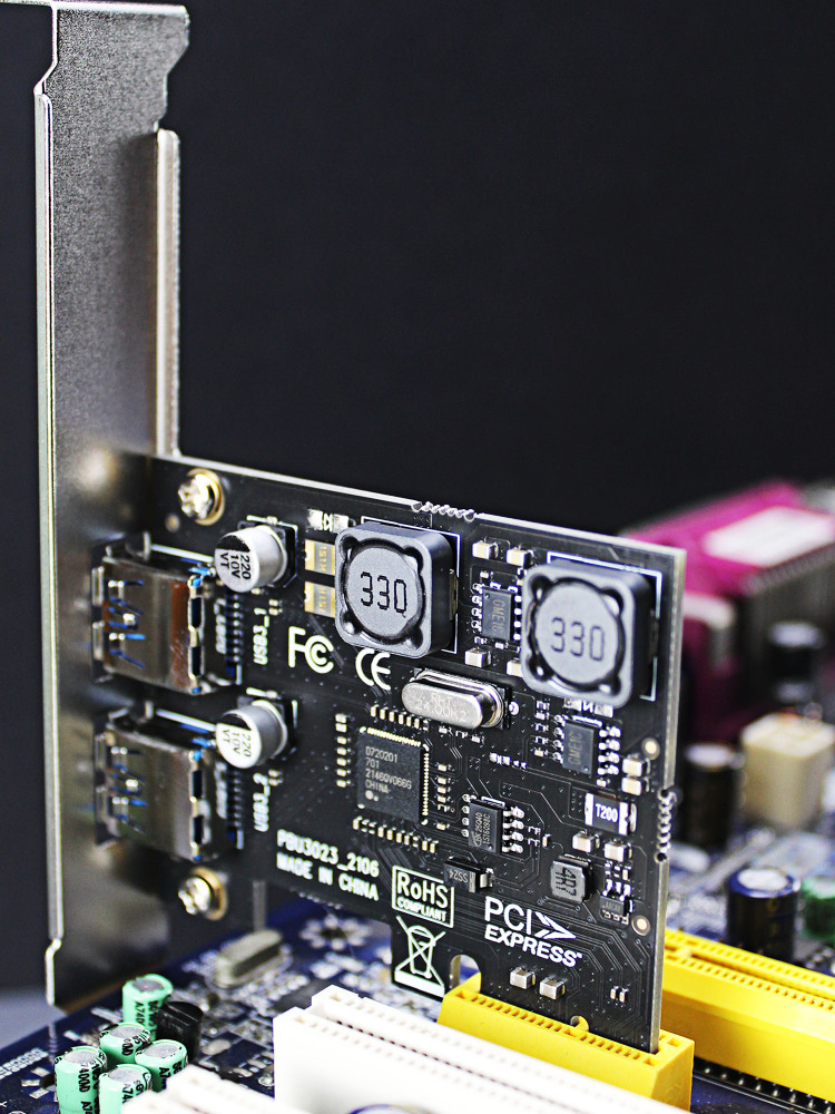 2 Port USB 3.0 Type-A PCI-Express Adapter Card