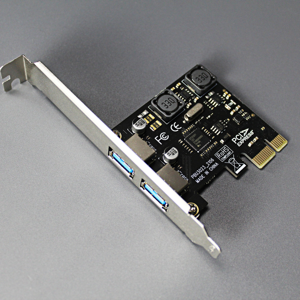 2 Port USB 3.0 Type-A PCI-Express Adapter Card