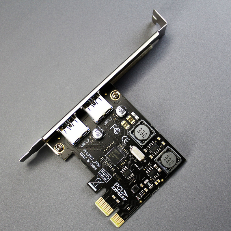 2 Port USB 3.0 Type-A PCI-Express Adapter Card