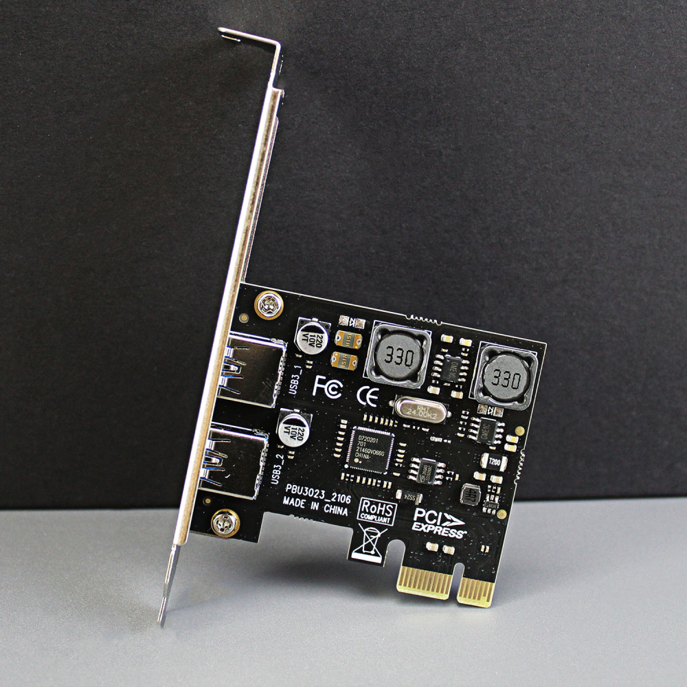 2 Port USB 3.0 Type-A PCI-Express Adapter Card