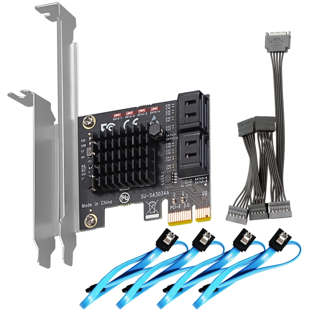 Switch PCIe 4.0 4xSFF-8654 8i pour 8 SSD