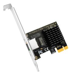 2.5Gbps PCI-E NIC Network Card for PC, RTL8125BG Chip, PCI-Express 2.0 X1, RJ45 LAN Port