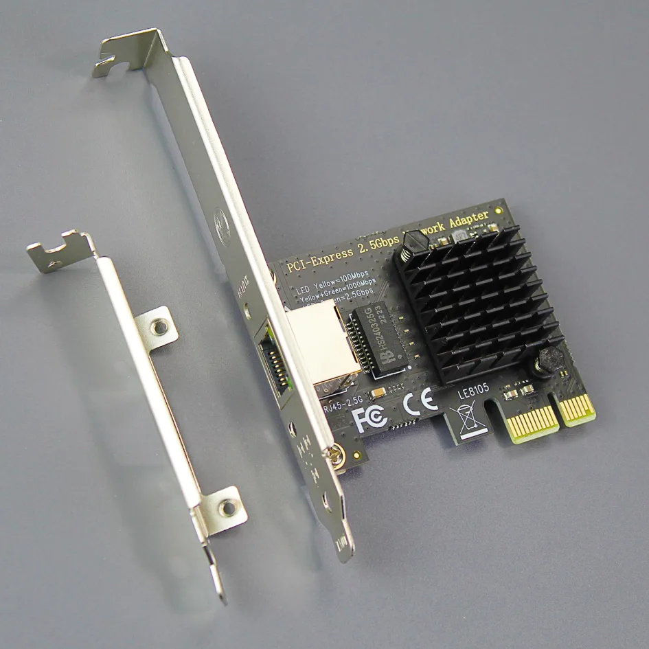 GLOTRENDS Dual Port 10/100/1000Mbps Gigabit PCI-E NIC Netzwerkkarte für