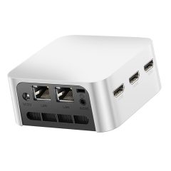 T8 Plus Mini PC Computer Win 11 Pro, Intel 12th Gen N100 (up to 3.4GHz), Dual Gigabit Ethernet, 3 HDMI and 3 USB 3.0, 4K UHD Graphics Card, 2.4G/5G WiFi, BT4.2