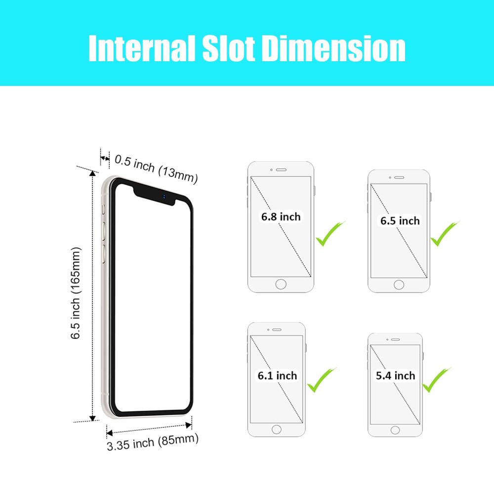 B12 12-slot Cell Phone Storage Box, Portable Design for Carrying and Transportation, IP65 Water Resistant, Cell Phone Organizer and Protective Box
