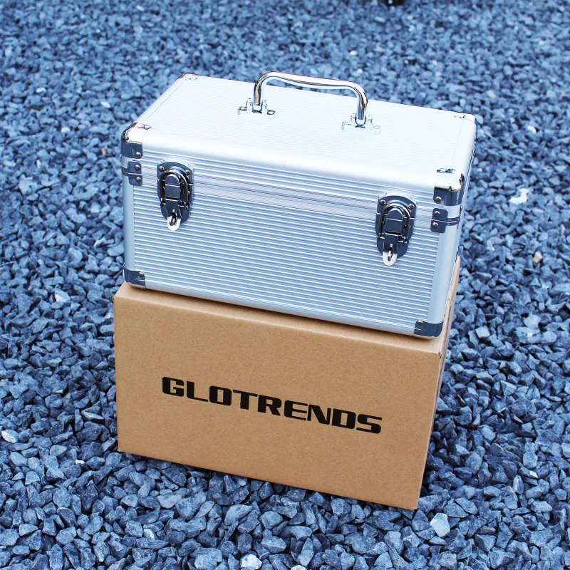 B12 12-slot Cell Phone Storage Box, Portable Design for Carrying and Transportation, IP65 Water Resistant, Cell Phone Organizer and Protective Box