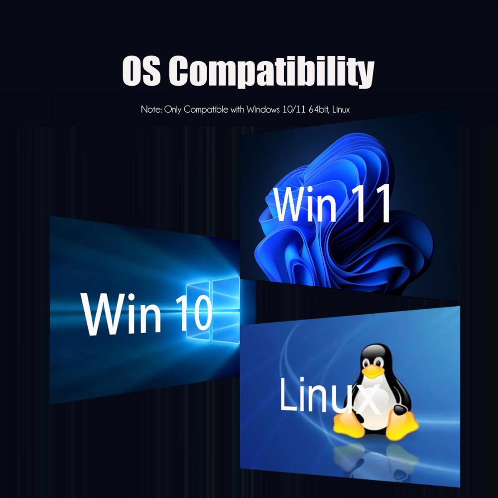 AX5400 WiFi 6E PCIe Card with Low-Profile Bracket for Desktop PC, Intel AX210 Chip, 802.11ax, Bluetooth 5.3, Support Windows 11/10/Linux, Not Support Mac OS/Windows 7/XP