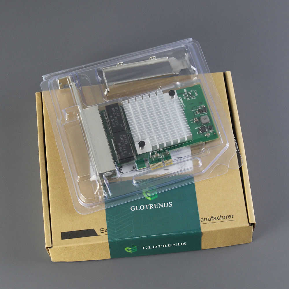 ST7387 4-Port Gigabit PCIe Ethernet Network Card