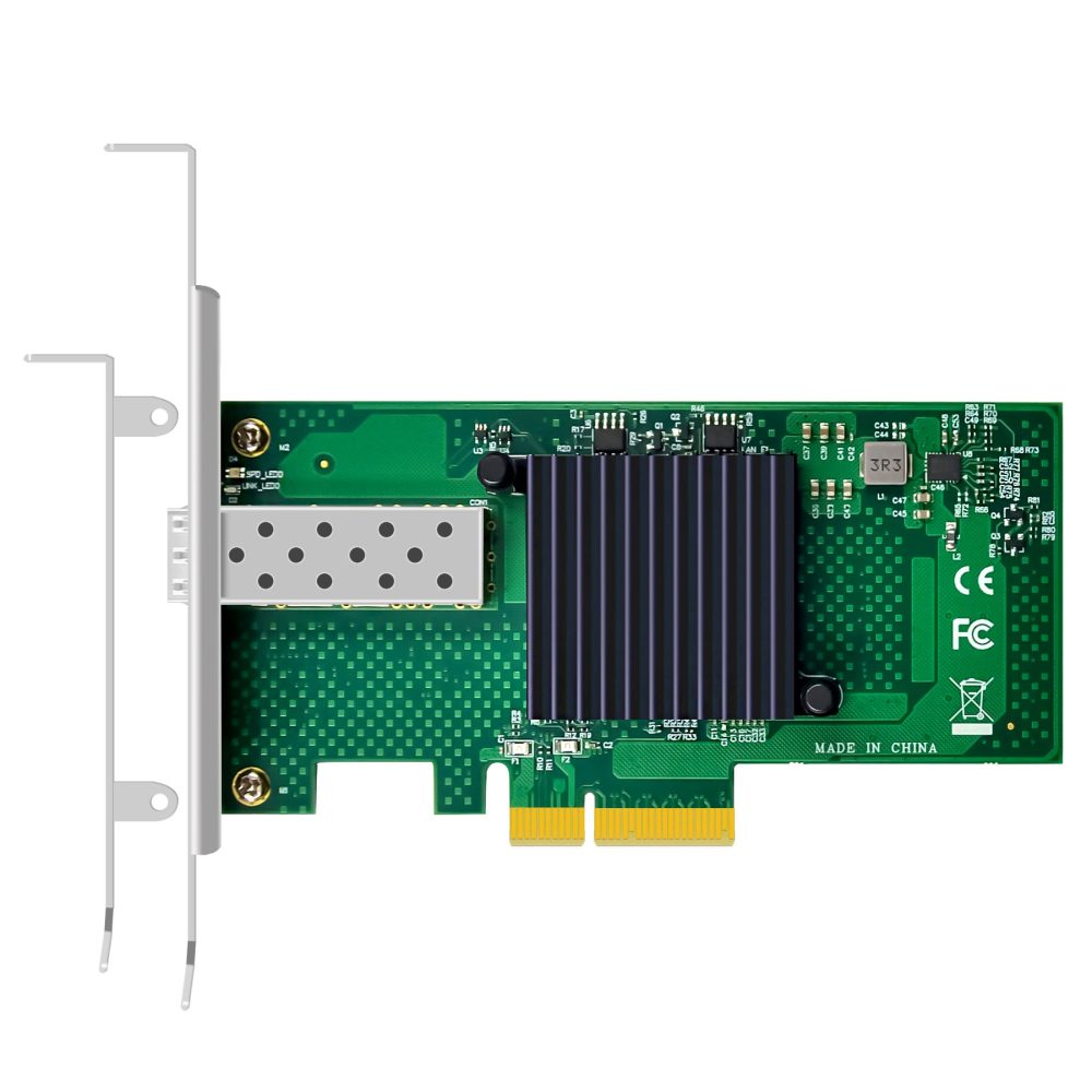 ST7315 10Gb SFP+ Network Card, PCIe 2.0 X4 Interface, Intel 82599EN Controller (X520-DA1)