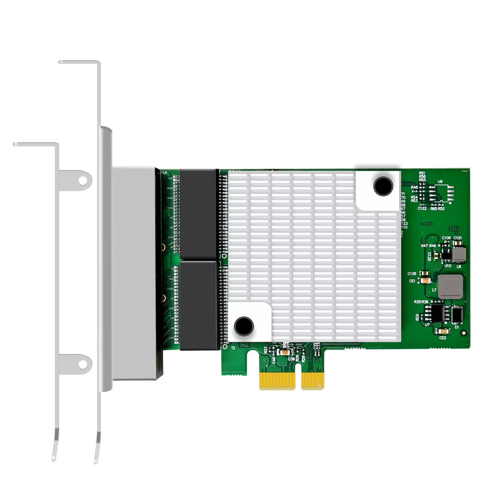 ST7387 4-Port Gigabit PCIe Ethernet Network Card