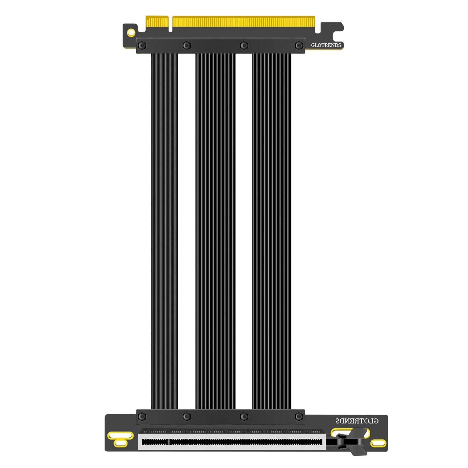 PCIe 5.0 X16 Riser Cable, Compatible with PCIe 5.0/4.0 GPUs, Such as RTX5090, RX8900, etc