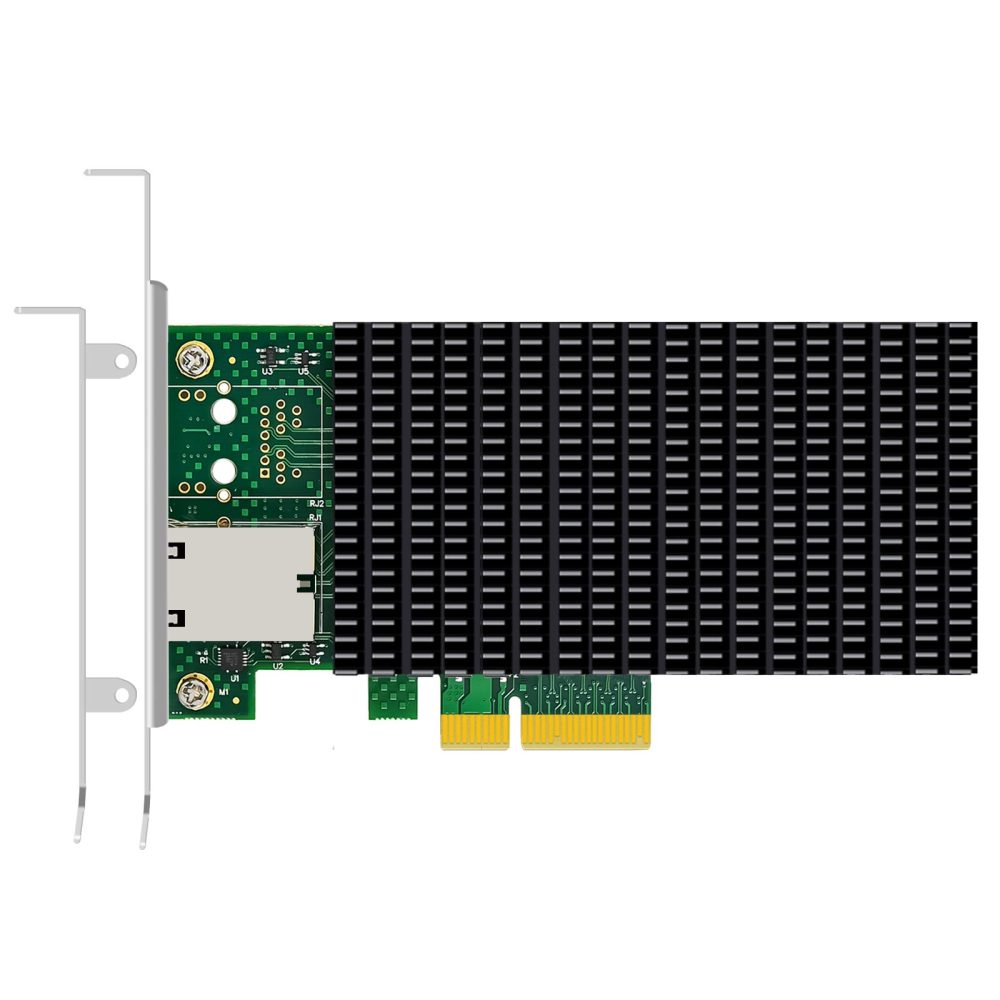 ST7381 10Gb RJ45 Ethernet Network Card with Intel X550 Controller, PCIE 3.0 X4 Interface