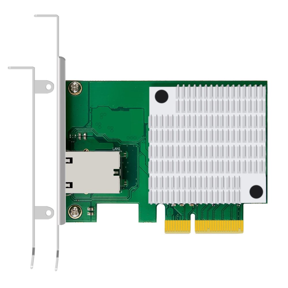 ST7443 10Gb RJ45 Ethernet Network Card with Marvell AQC113 Controller, PCIE 4.0 X1/3.0 X4 Interface