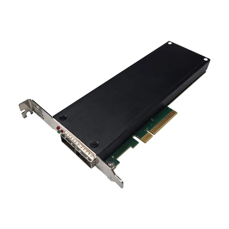 AiNet-PH2A106-X4 HHHL adapter card based on PCIe Gen3.0 x8, 4x10G/25G with up  to 4GB DDR4 SDRAM