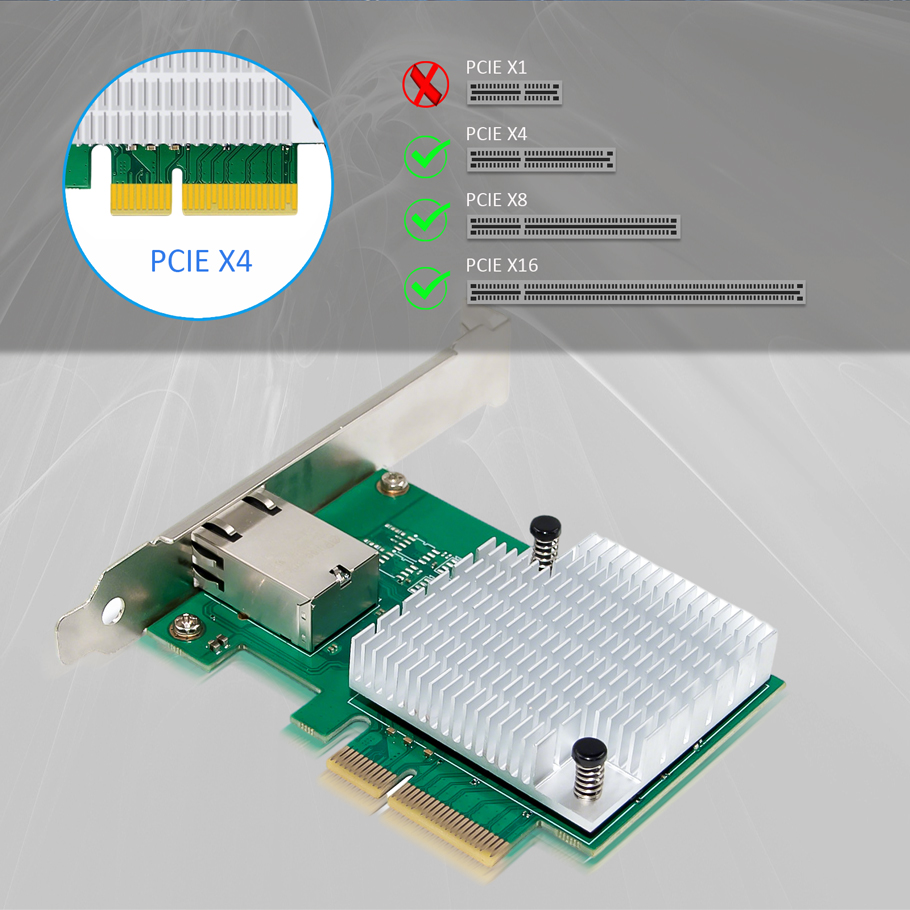ST7443 10Gb RJ45 Ethernet Network Card with Marvell AQC113