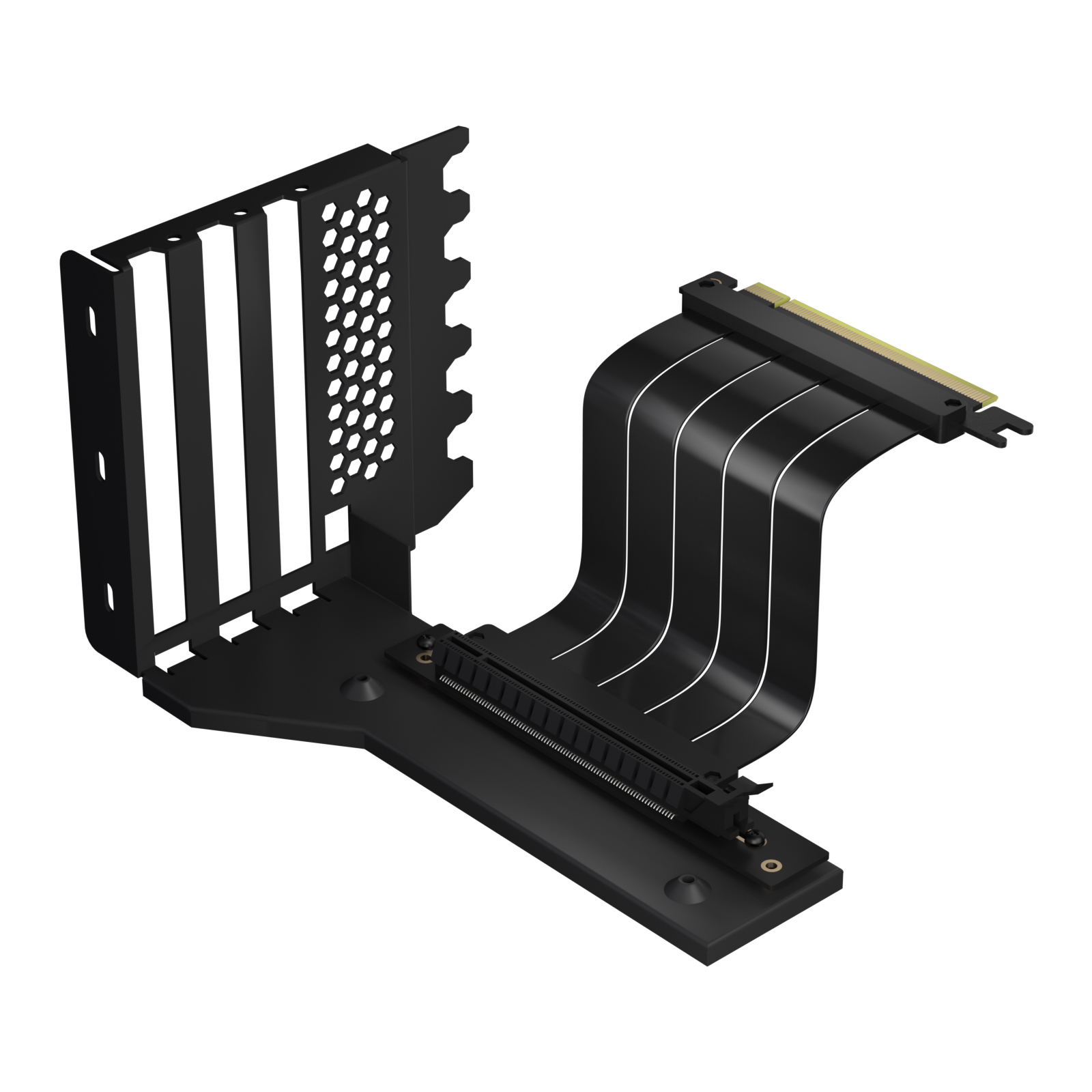 GLOTRENDS Vertical Graphics Card Support Bracket with 150mm PCIe 4.0 Riser Cable for 3-slot GPU Vertical Mount, Compatible with Compatible with RTX 40/30 Series and Radeon RX7000/RX6000 Series