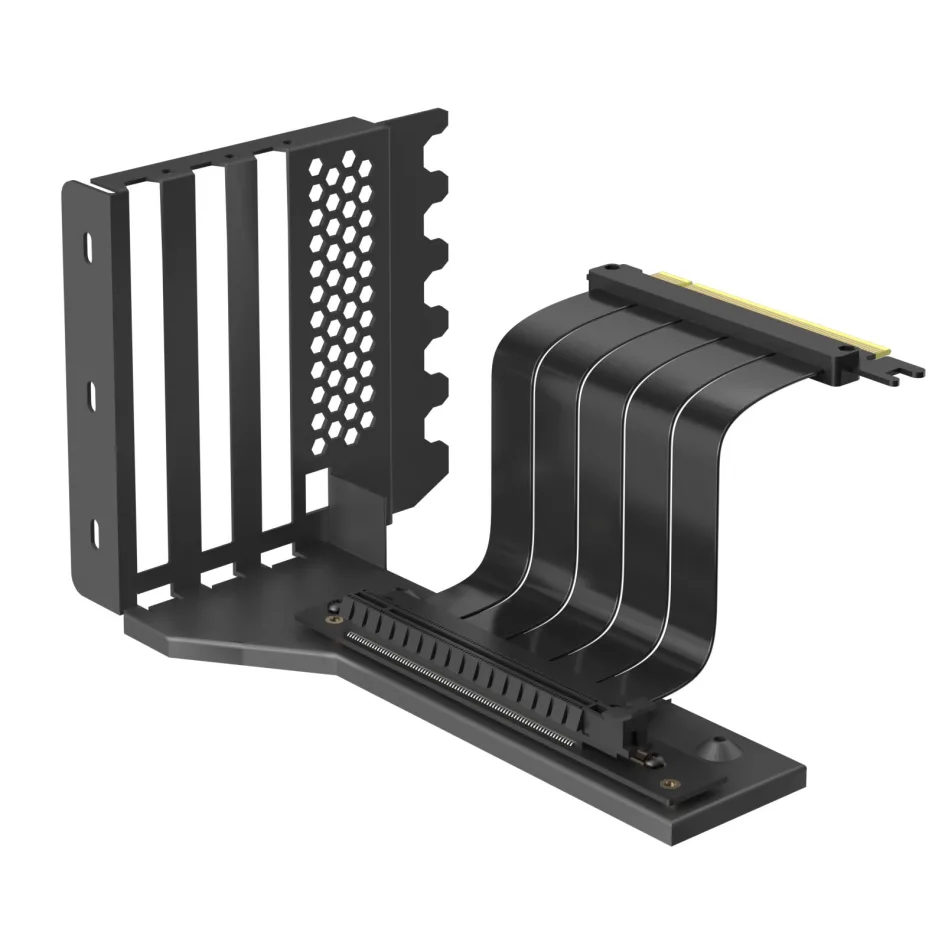 PCIE Vertical GPU Mount Bracket with 180mm PCIe Riser Cable