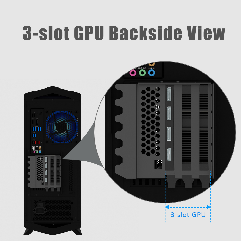 GLOTRENDS Vertical Graphics Card Support Bracket with 150mm PCIe 5.0 Riser Cable for 3-slot GPU Vertical Mount, Compatible with RTX5090 RTX4090 RX9070 RX7900