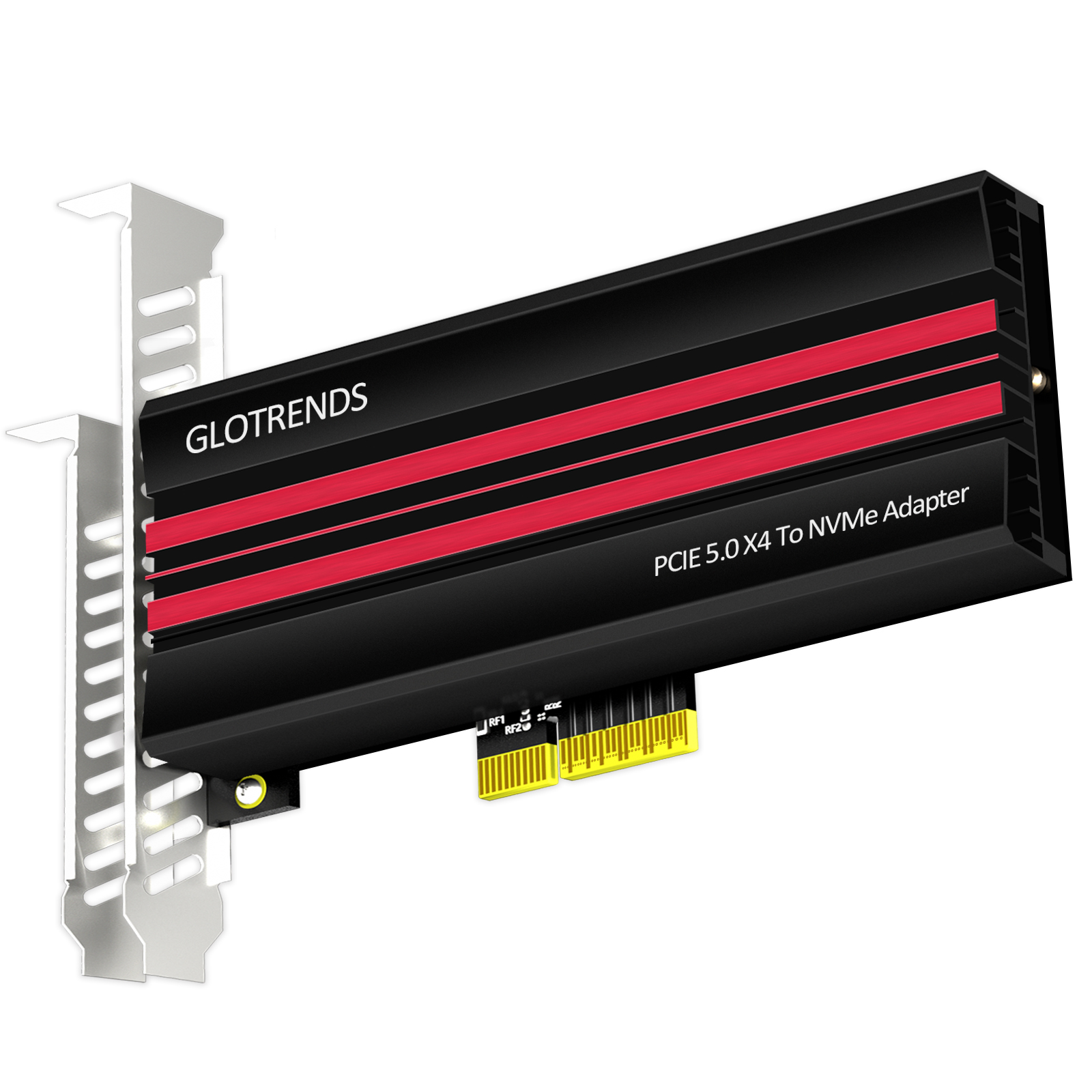 PA19 M.2 NVMe to PCIe 5.0 X4 Adapter for M.2 NVMe SSD, Large Aluminum