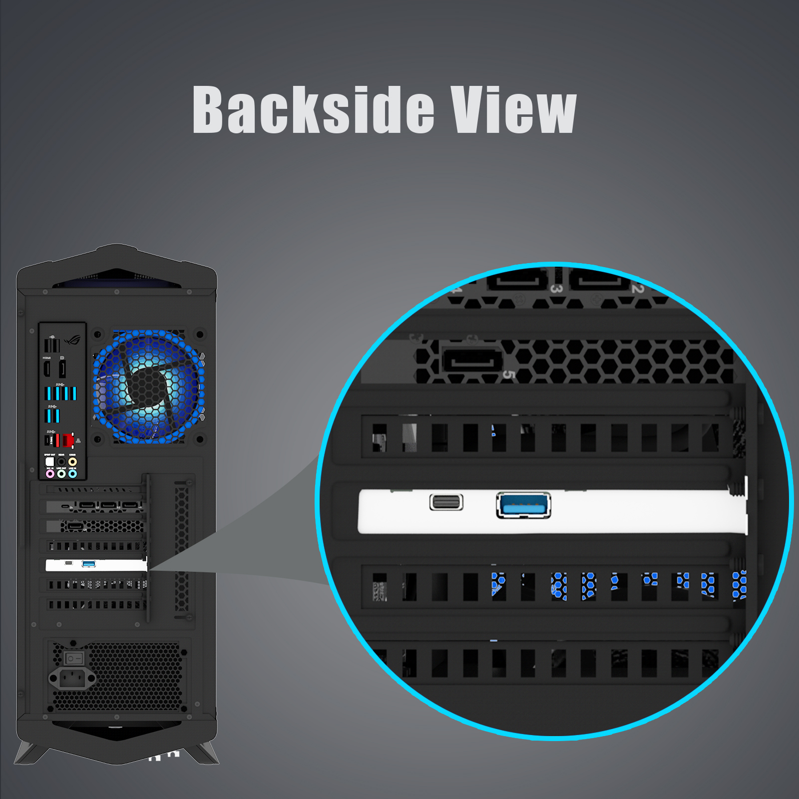 U3142AC 2-Port 10Gb USB 3.1 Gen2 (Type-C and Type-A) to PCIE X4 Expansion Card with ASM 3142 Chip, Regular and Low-profible Bracket
