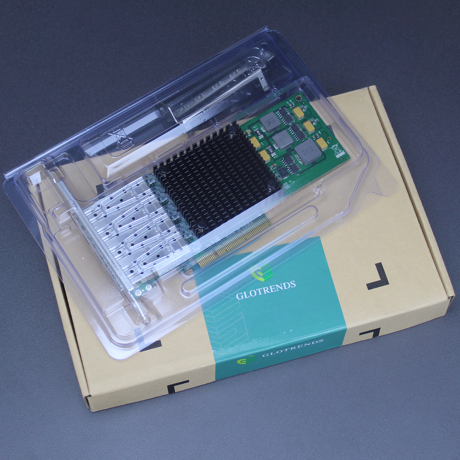 ST7322 4-Port 10Gb SFP+ Network Card with Broadcom BCM57840