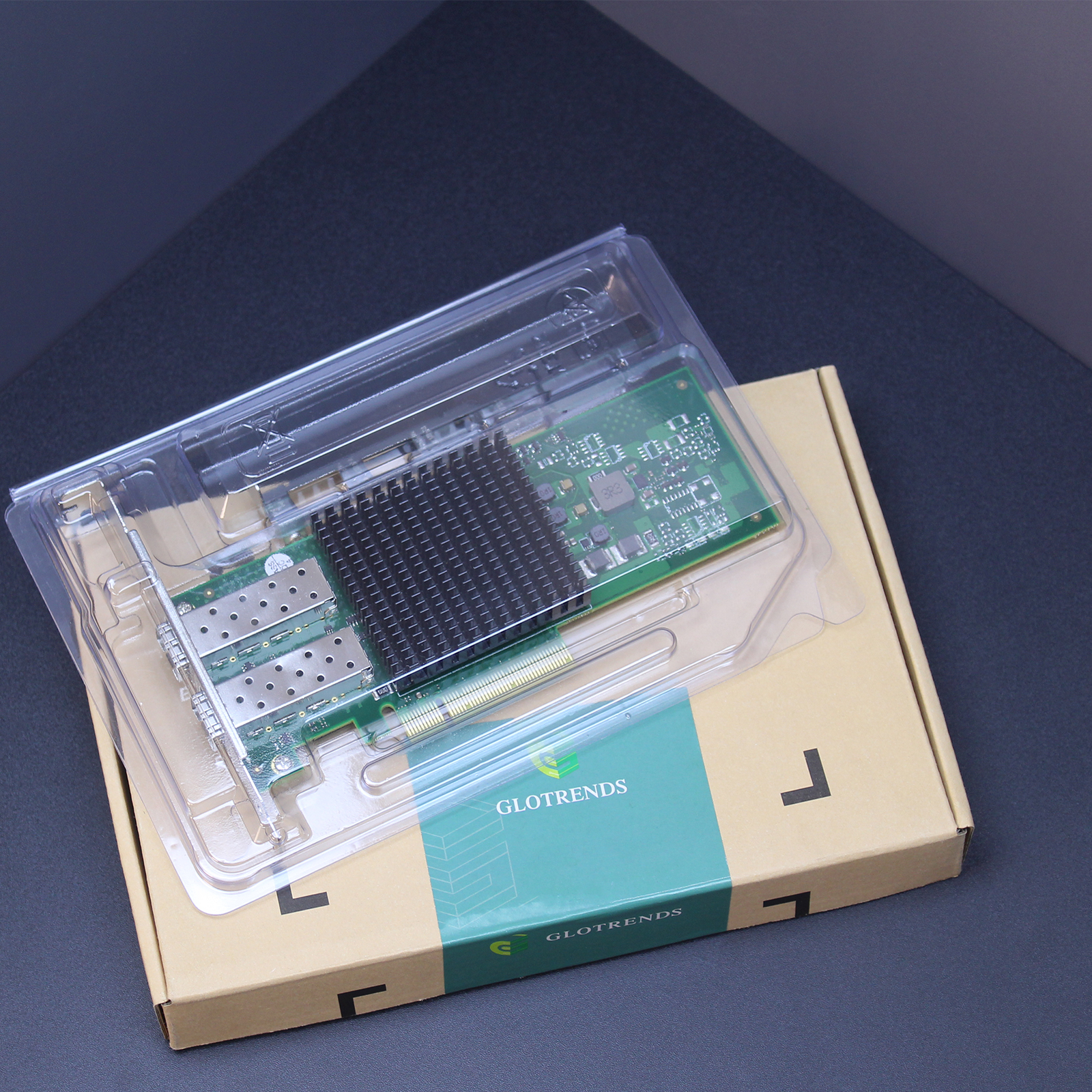 ST7443 2-Port 25Gb SFP28 Network Card with Broadcom BCM57414 Controller, PCIe 3.0 X8 Interface, Support RDMA (RoCE v1/v2), Not Infiniband RDMA