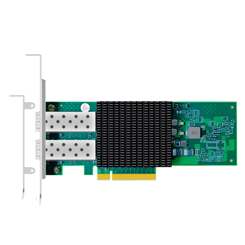 ST7477 2-Port 10Gb SFP+ Network Card with Broadcom BCM57302 Controller, PCIe 3.0 X8 Interface