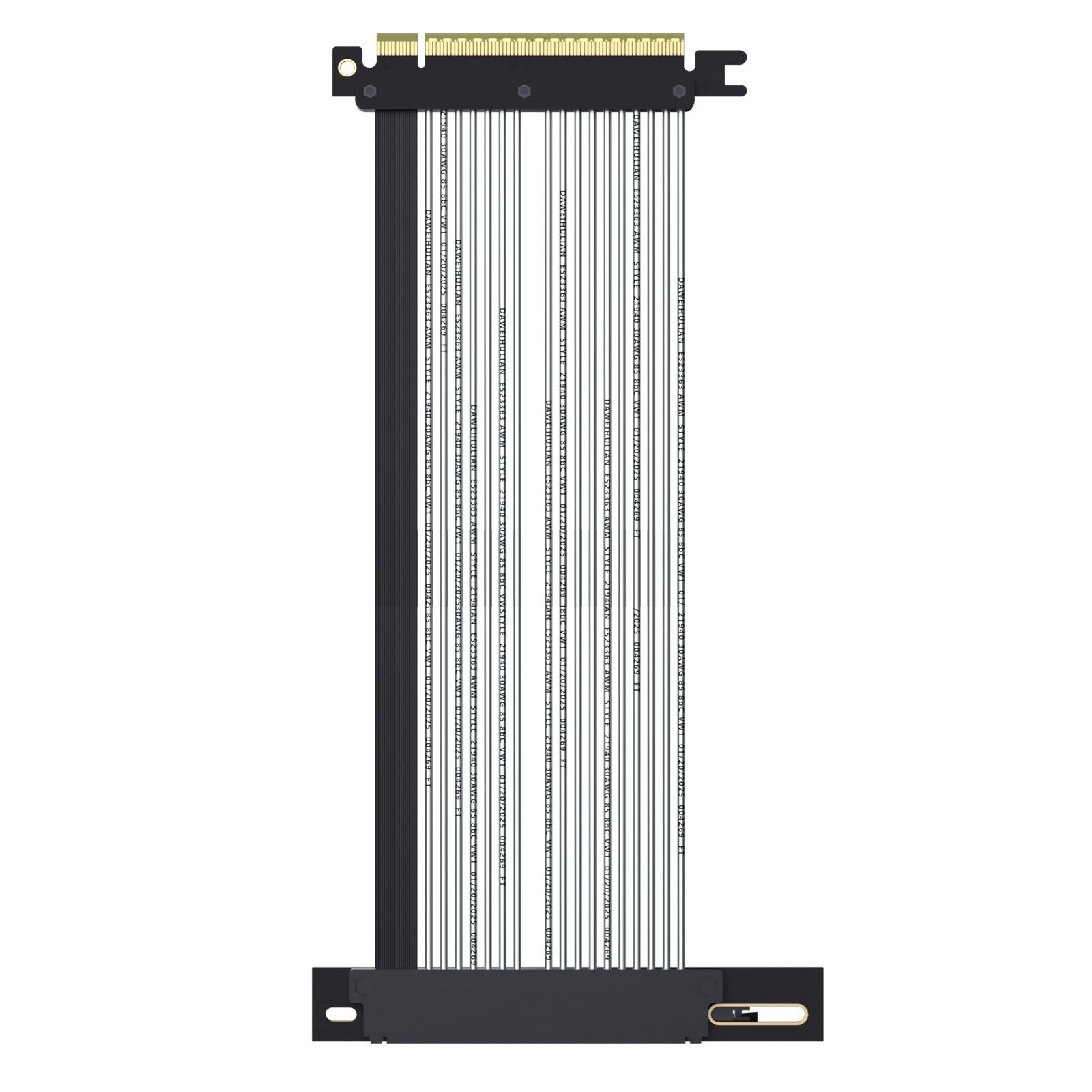 PCIe 5.0 X16 Riser Cable for GPU Server,Industrial-Grade Performance, Left Angle